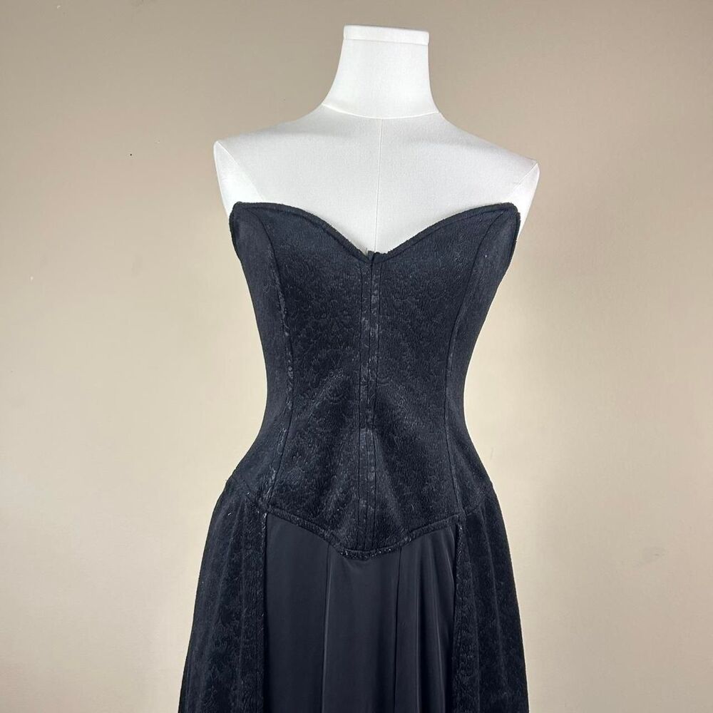 RARE Vintage Lip Service Quoth the Raven Gown Dress in Black